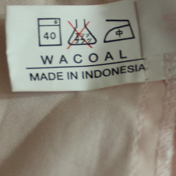 NWNT Wacoal Cozy Pajamas Sheer Peach  Set ILE SAINT LOUIS Crochet Cotton Medium - Picture 8 of 11